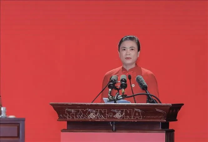 Bà Đỗ Thị Thu Thảo tái đắc cử Chủ tịch Trung ương Hội Chữ thập đỏ Việt Nam khóa XII Bà Đỗ Thị Thu Thảo tái đắc cử Chủ tịch Trung ương Hội Chữ thập đỏ Việt Nam khóa XII