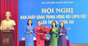 Bà Lê Thị Thủy giữ chức Chủ tịch Hội Liên hiệp Phụ nữ Việt Nam