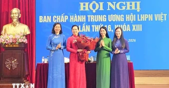 Bà Lê Thị Thủy làm Chủ tịch Hội Liên hiệp Phụ nữ Việt Nam