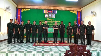 Ban Chỉ huy Bộ đội Biên phòng tỉnh Đắk Lắk chúc Tết Tiểu khu Quân sự Mondulkiri