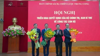 Ban Chính sách, chiến lược Trung ương triển khai quyết định về công tác cán bộ