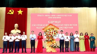 Báo chí đồng hành cùng Ninh Bình hiện thực hóa khát vọng phát triển mới