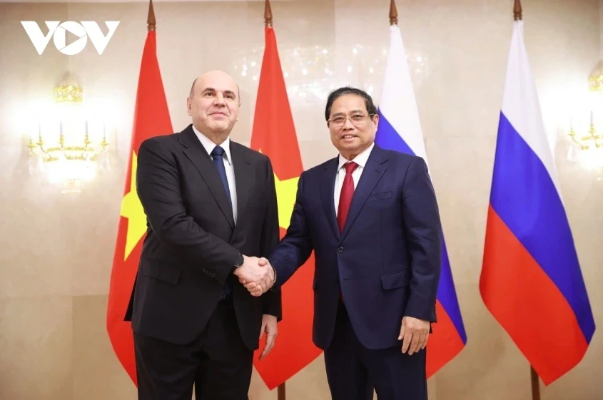 Báo chí Nga đưa tin đậm nét về hoạt động của Thủ tướng Phạm Minh Chính tại Moscow