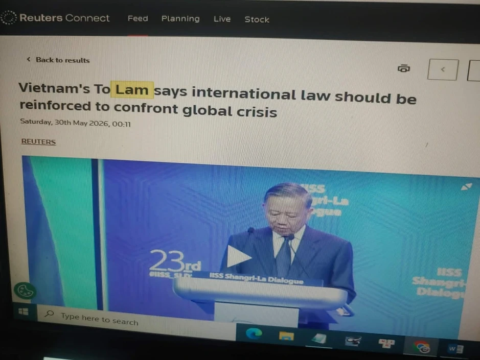 Báo chí quốc tế đánh giá cao thông điệp của Tổng Bí thư, Chủ tịch nước Tô Lâm Báo chí quốc tế đánh giá cao thông điệp của Tổng Bí thư, Chủ tịch nước Tô Lâm