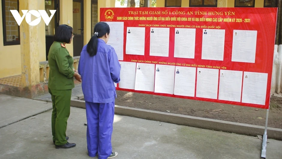 Bảo đảm quyền công dân cho “cử tri đặc biệt” ở Trại tạm giam số 1 Hưng Yên
