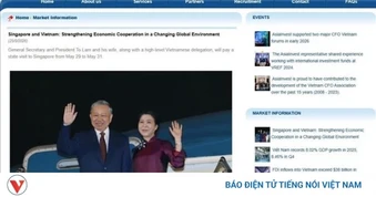Báo Singapore đánh giá tầm quan trọng của hợp tác Việt Nam - Singapore