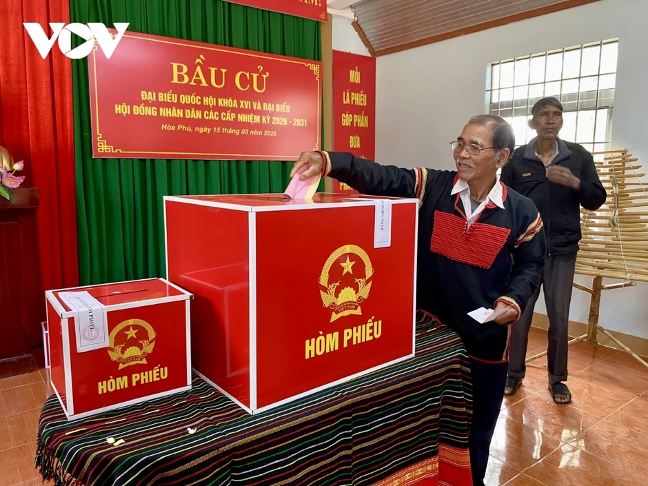 Bầu cử Quốc hội và HĐND tại Tây Nguyên – Nam Trung Bộ diễn ra an toàn, trật tự Bầu cử Quốc hội và HĐND tại Tây Nguyên – Nam Trung Bộ diễn ra an toàn, trật tự