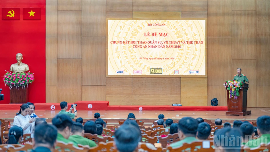 Bế mạc Hội thao quân sự, võ thuật và thể thao Công an nhân dân năm 2026 Bế mạc Hội thao quân sự, võ thuật và thể thao Công an nhân dân năm 2026