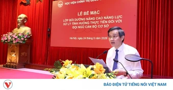 Bế mạc lớp bồi dưỡng xử lý tình huống thực tiễn cho cán bộ cơ sở