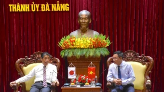 Bí thư Thành ủy Đà Nẵng tiếp Đại sứ Nhật Bản tại Việt Nam Ito Naoki