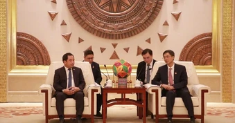 Bí thư Thành ủy Hà Nội hội kiến Bí thư Khu ủy Khu tự trị dân tộc Choang Quảng Tây