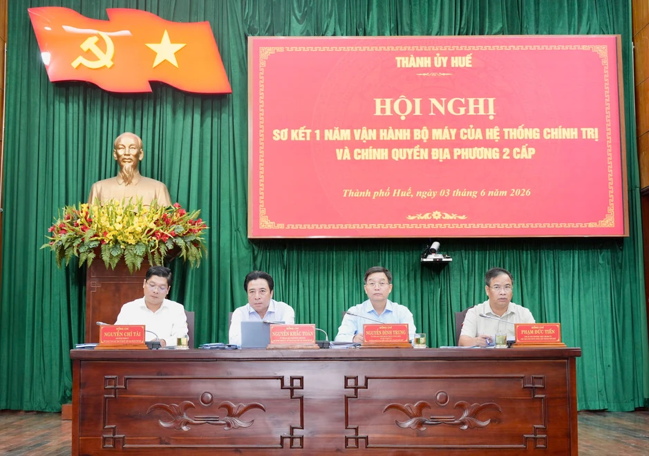 Bí thư Thành ủy Huế: Khẩn trương triển khai sắp xếp thôn, tổ dân phố