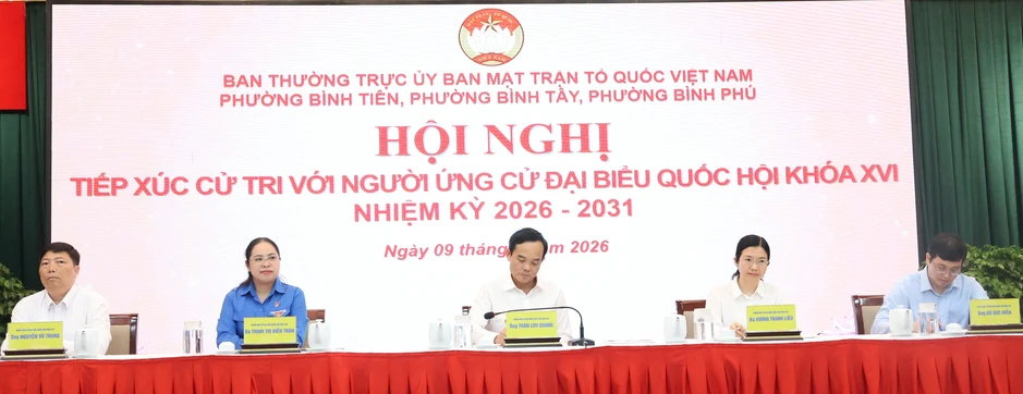 Bí thư Thành ủy TPHCM tiếp xúc cử tri 3 phường: Bình Tiên, Bình Tây và Bình Phú Bí thư Thành ủy TPHCM tiếp xúc cử tri 3 phường: Bình Tiên, Bình Tây và Bình Phú