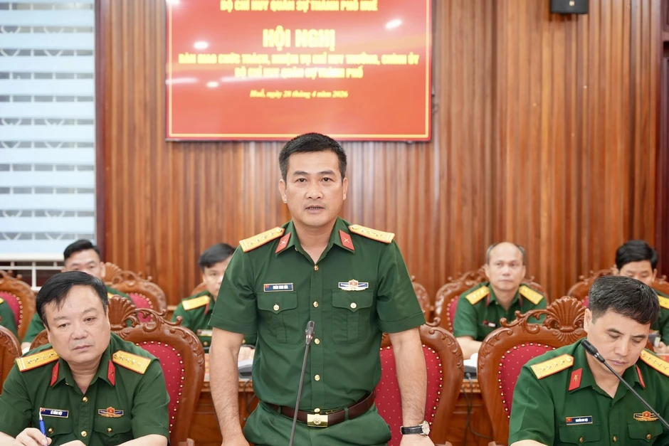 Bộ Chỉ huy Quân sự thành phố Huế có Chỉ huy trưởng, Chính ủy mới Bộ Chỉ huy Quân sự thành phố Huế có Chỉ huy trưởng, Chính ủy mới