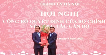 Bộ Chính trị điều động, phân công đồng chí Trần Đức Thắng giữ chức Bí thư Thành ủy Hà Nội