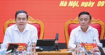 Bộ Chính trị kiểm tra, giám sát với Ban thường vụ Đảng ủy các cơ quan Đảng Trung ương