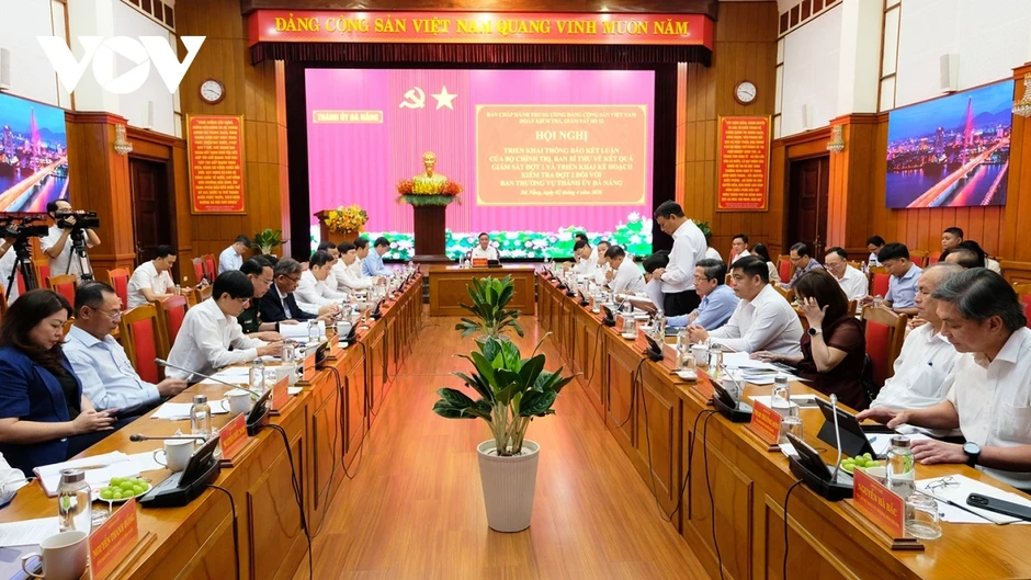 Bộ Chính trị thông qua kết luận kiểm tra tại Thành ủy Đà Nẵng Bộ Chính trị thông qua kết luận kiểm tra tại Thành ủy Đà Nẵng
