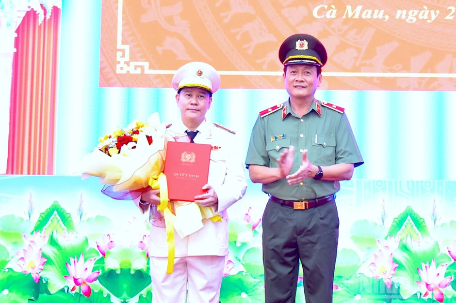 Bộ Công an bổ sung nhân sự cấp phó tại Công an Cà Mau