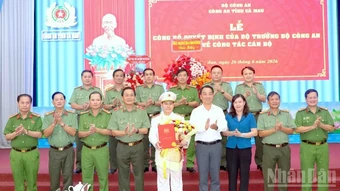 Bộ Công an bổ sung nhân sự cấp phó tại Công an Cà Mau