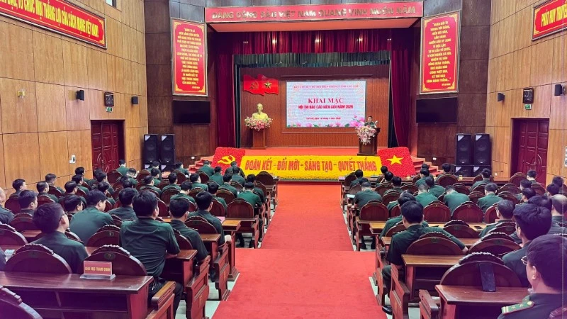 Bộ đội Biên phòng Lào Cai thi báo cáo viên giỏi năm 2026 Bộ đội Biên phòng Lào Cai thi báo cáo viên giỏi năm 2026