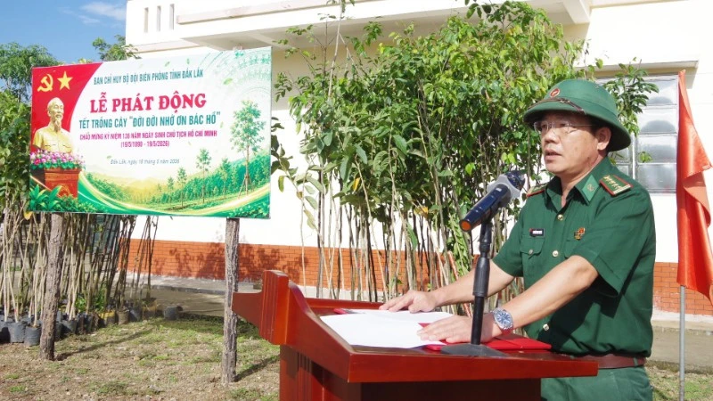 Bộ đội Biên phòng tỉnh Đắk Lắk phát động Tết trồng cây “Đời đời nhớ ơn Bác Hồ” Bộ đội Biên phòng tỉnh Đắk Lắk phát động Tết trồng cây “Đời đời nhớ ơn Bác Hồ”