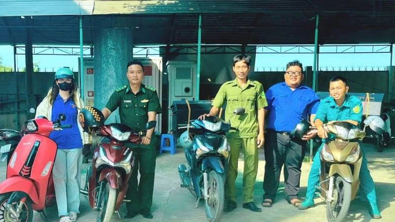 Bộ đội Biên phòng tỉnh Vĩnh Long tích cực tham gia tuyên truyền, bảo đảm an toàn bầu cử