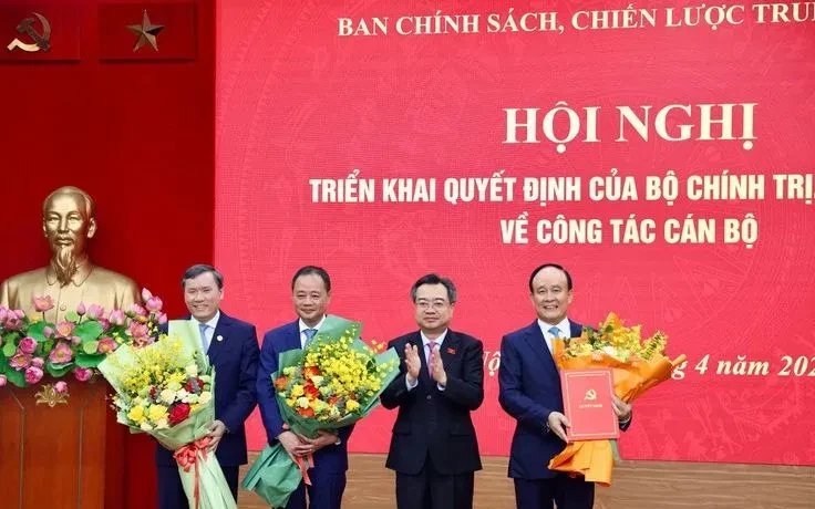 Bổ nhiệm, phân công 3 Phó Trưởng ban, Ban Chính sách, chiến lược Trung ương