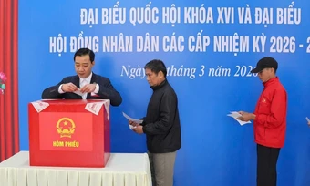 Bỏ phiếu ở đặc khu Bạch Long Vĩ - Báo TinVina