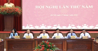 Bộ trưởng Bộ Nông nghiệp và Môi trường Trần Đức Thắng dự hội nghị bàn về phát triển Thủ đô