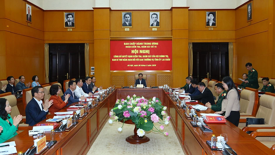 Bộ trưởng Quốc phòng làm trưởng đoàn kiểm tra Ban thường vụ Tỉnh ủy Lai Châu