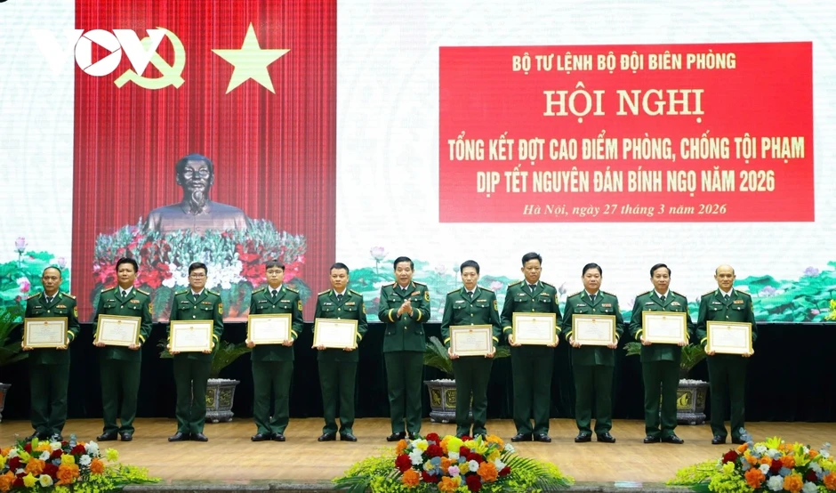 Bộ Tư lệnh Bộ đội Biên phòng nhận huân chương Chiến công hạng Nhất Bộ Tư lệnh Bộ đội Biên phòng nhận huân chương Chiến công hạng Nhất
