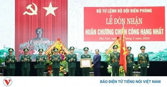 Bộ Tư lệnh Bộ đội Biên phòng nhận huân chương Chiến công hạng Nhất