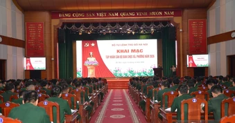 Bộ Tư lệnh Thủ đô Hà Nội khai mạc tập huấn cán bộ Ban Chỉ huy quân sự xã, phường năm 2026