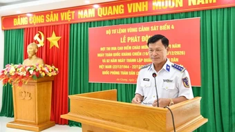 Bộ Tư lệnh Vùng Cảnh sát biển 4 phát động thi đua “80 ngày thi đua Quyết thắng - Viết tiếp bản hùng ca”