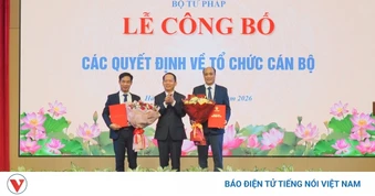 Bộ Tư pháp công bố các quyết định về công tác cán bộ