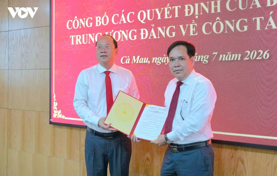 Cà Mau: Ban Bí thư chỉ định 9 nhân sự tham gia Ban Chấp hành Đảng bộ tỉnh