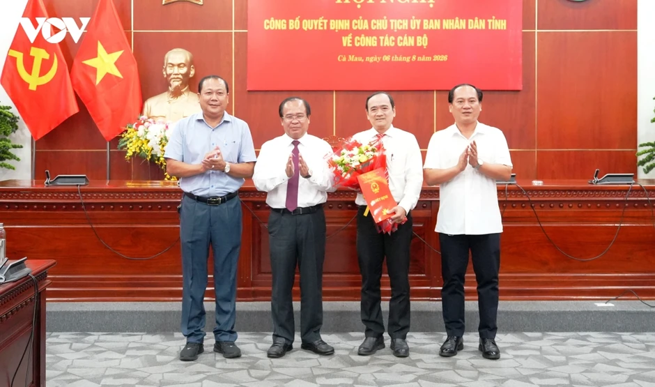 Cà Mau bổ nhiệm 3 phó giám đốc sở