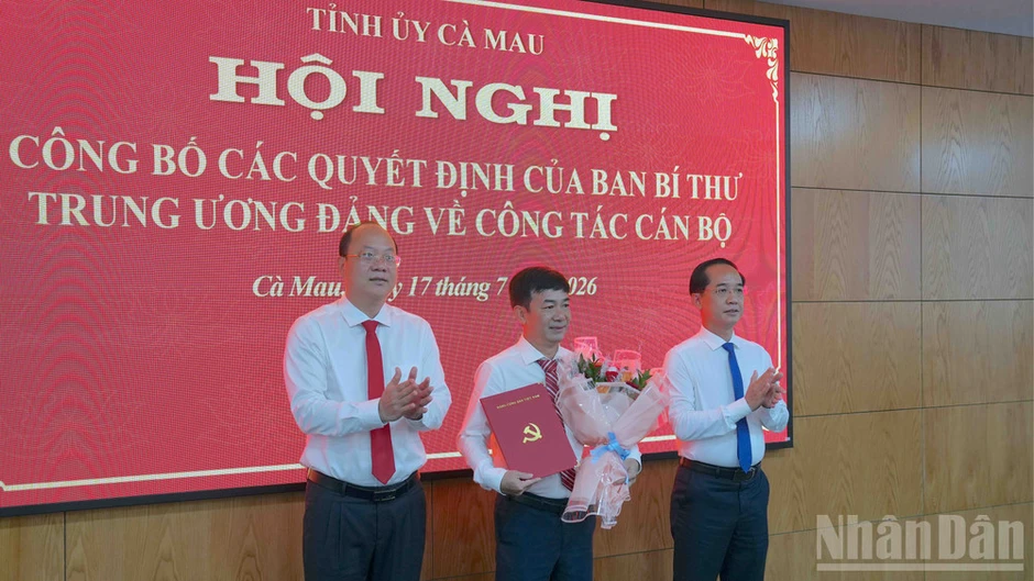 Cà Mau chỉ định thêm nhân sự mới vào Ban Chấp hành Đảng bộ nhiệm kỳ 2025-2030