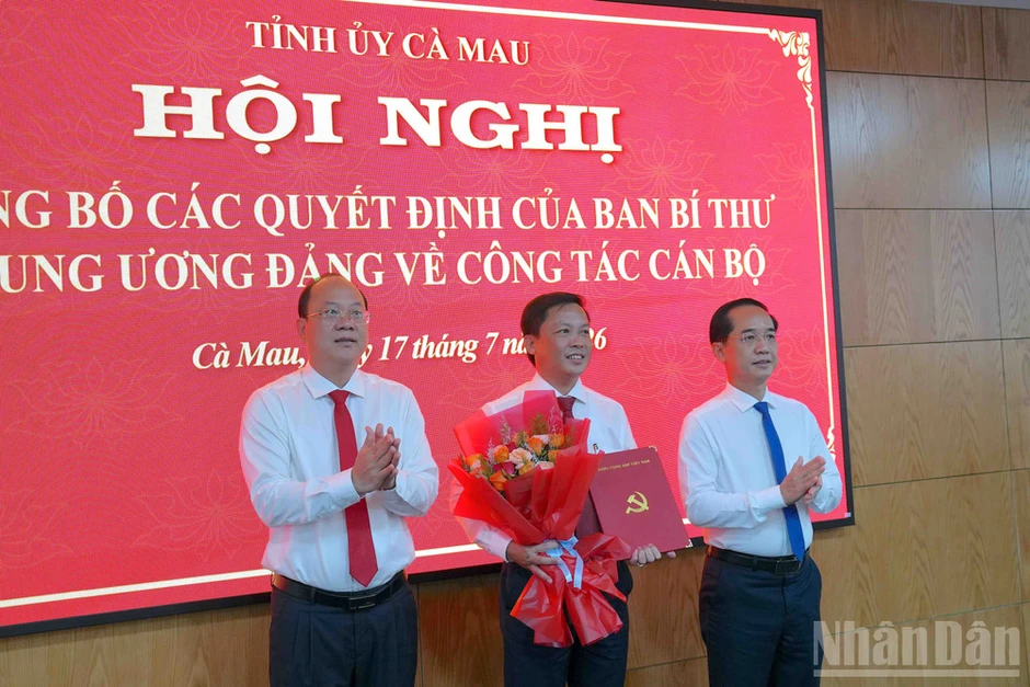 Cà Mau chỉ định thêm nhân sự mới vào Ban Chấp hành Đảng bộ nhiệm kỳ 2025-2030