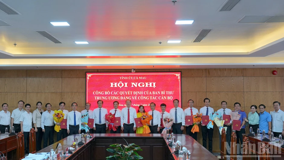 Cà Mau chỉ định thêm nhân sự mới vào Ban Chấp hành Đảng bộ nhiệm kỳ 2025-2030