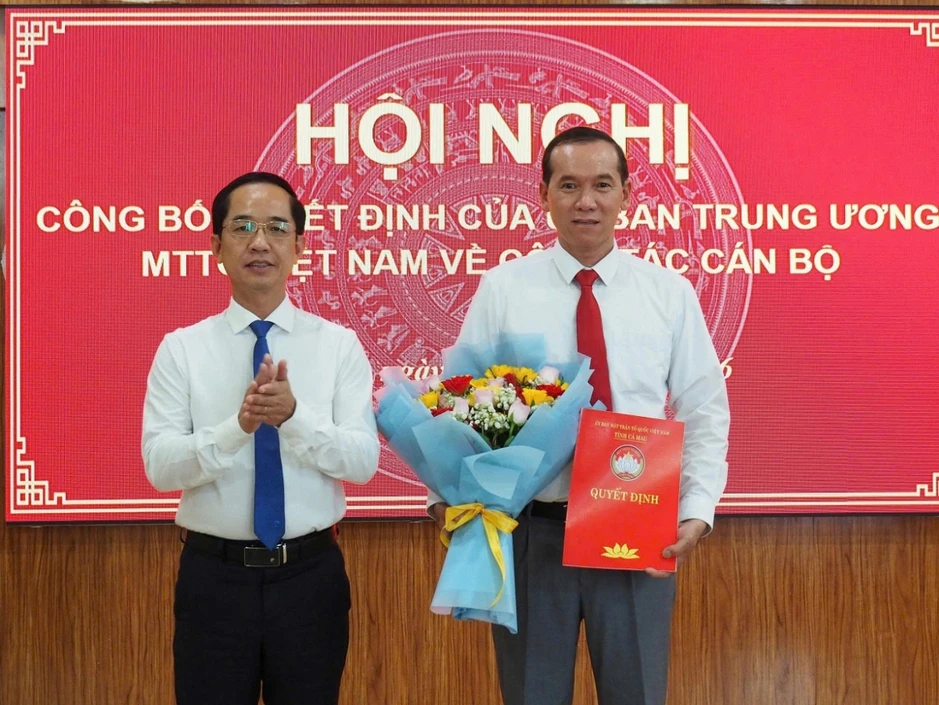 Cà Mau có tân Phó chủ tịch Ủy ban Mặt trận Tổ quốc tỉnh Cà Mau có tân Phó chủ tịch Ủy ban Mặt trận Tổ quốc tỉnh