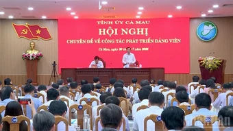 Cà Mau đẩy mạnh phát triển đảng viên cả về số lượng và chất lượng
