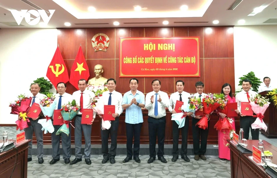 Cà Mau điều động, bổ nhiệm nhiều cán bộ Cà Mau điều động, bổ nhiệm nhiều cán bộ
