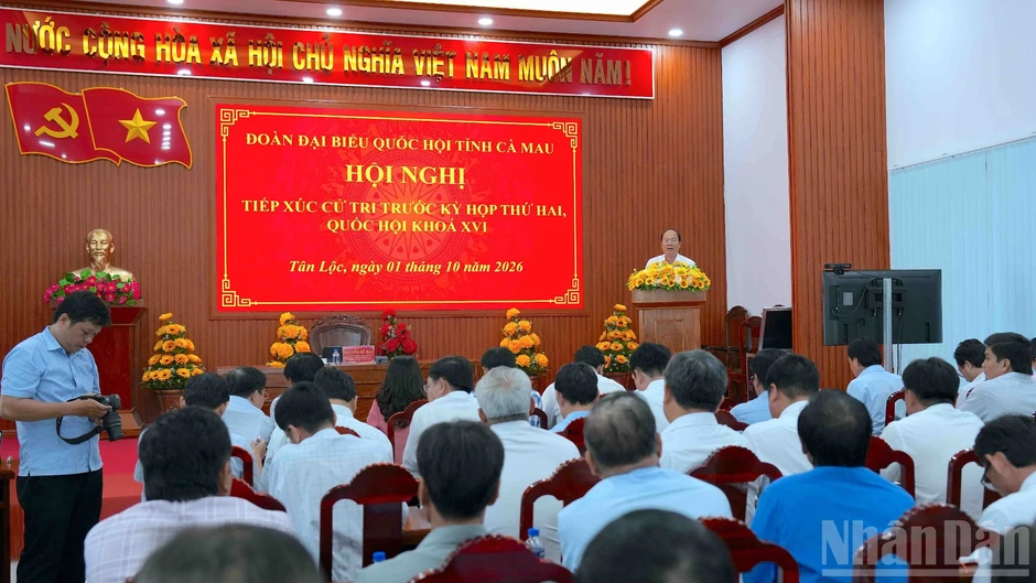 Cà Mau lắng nghe nhịp cầu nguyện vọng giữa cử tri và Quốc hội Cà Mau lắng nghe nhịp cầu nguyện vọng giữa cử tri và Quốc hội