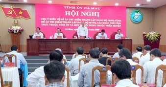 Cà Mau quy hoạch cán bộ, tạo môi trường để rèn luyện