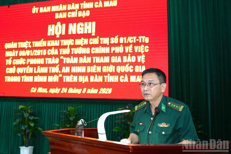 Cà Mau triển khai thực hiện phong trào Toàn dân bảo vệ chủ quyền biển đảo Cà Mau triển khai thực hiện phong trào Toàn dân bảo vệ chủ quyền biển đảo