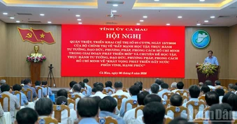 Cà Mau yêu cầu học theo Bác phải bằng sản phẩm, kết quả cụ thể