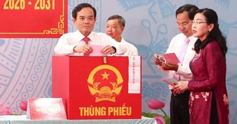 Cả nước có gần 76,2 triệu cử tri đi bầu cử, đạt tỉ lệ 99,68%