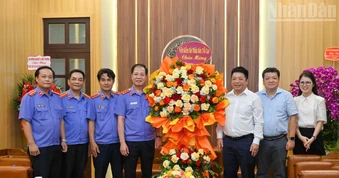 Các cơ quan, đơn vị chúc mừng Báo Nhân Dân nhân dịp 101 năm Ngày Báo chí Cách mạng Việt Nam