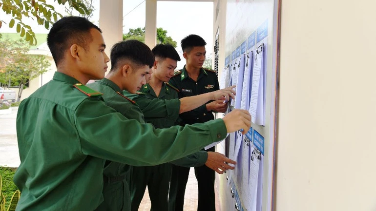 Các đơn vị Biên phòng trên tuyến biên giới Đắk Lắk trước ngày bầu cử sớm